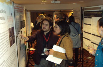 With a great audience, DCCS students launched their posters at ISHE